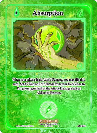 Absorption (91) (AU1E) - Akora TCG Single