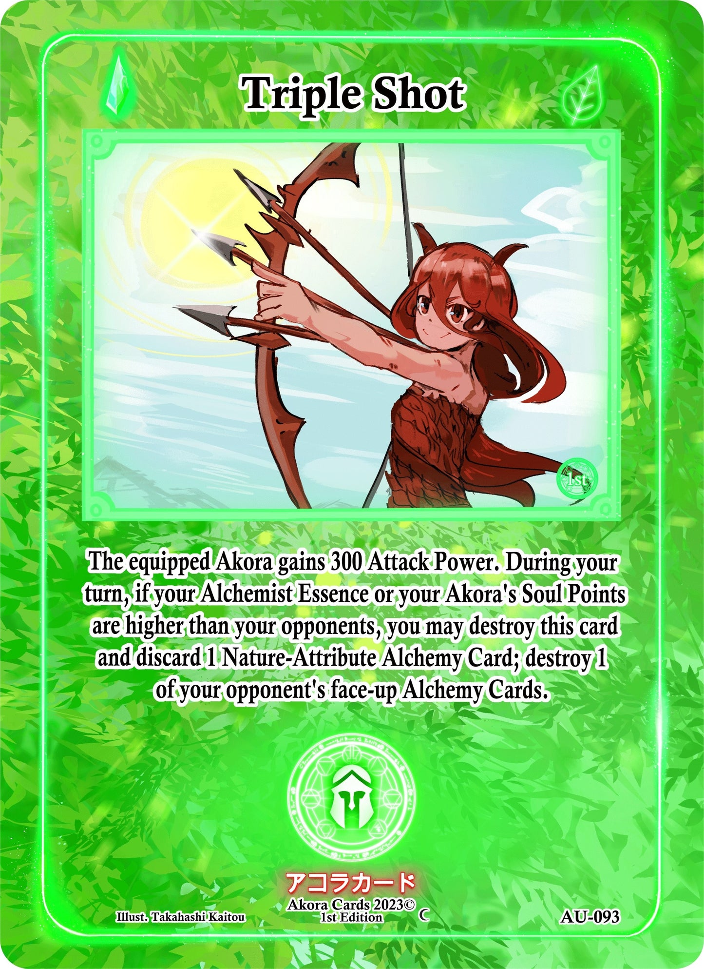 Triple Shot (93) (AU1E) - Akora TCG Single