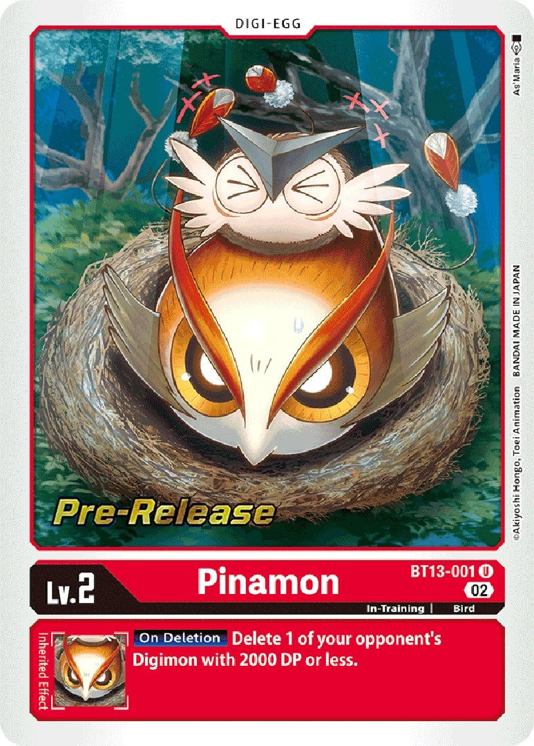 Pinamon (13001) [BT13_PR] - Digimon Card Game Single