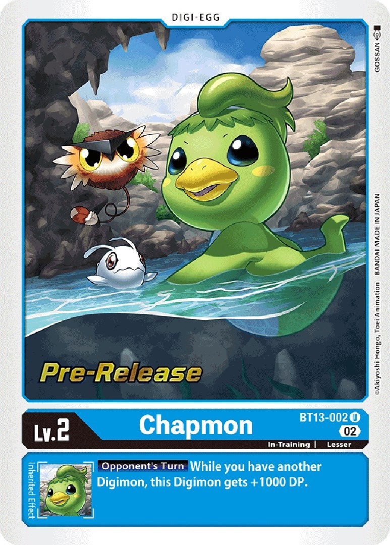 Chapmon (13002) [BT13_PR] - Digimon Card Game Single