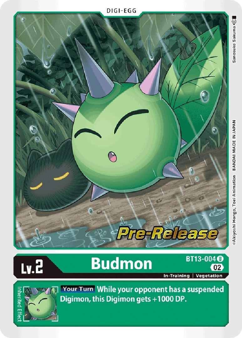 Budmon (13004) [BT13_PR] - Digimon Card Game Single