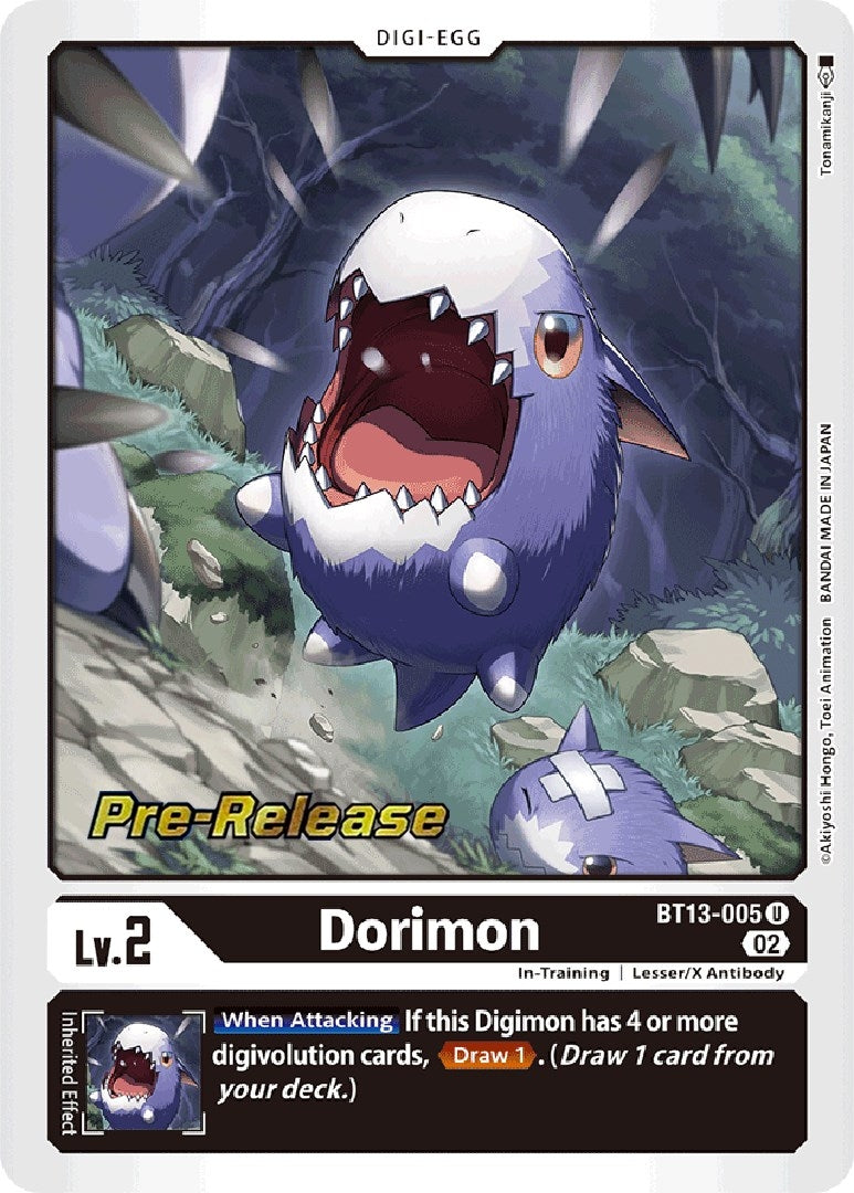 Dorimon (13005) [BT13_PR] - Digimon Card Game Single