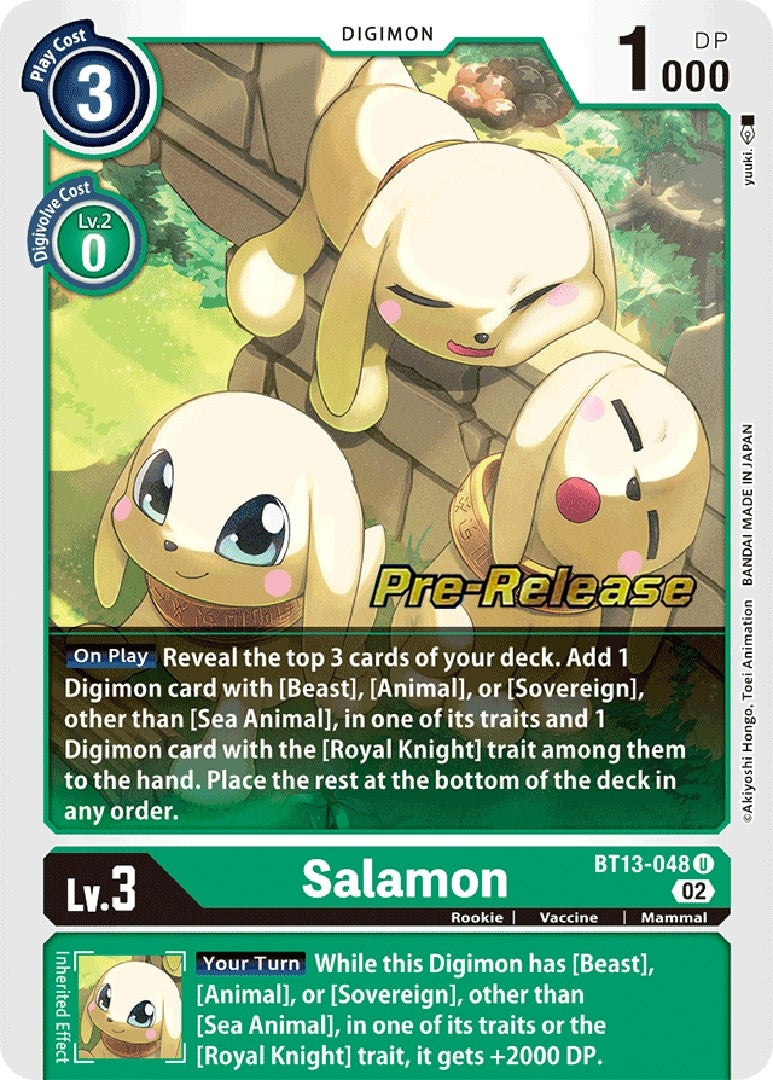 Salamon (13048) [BT13_PR] - Digimon Card Game Single