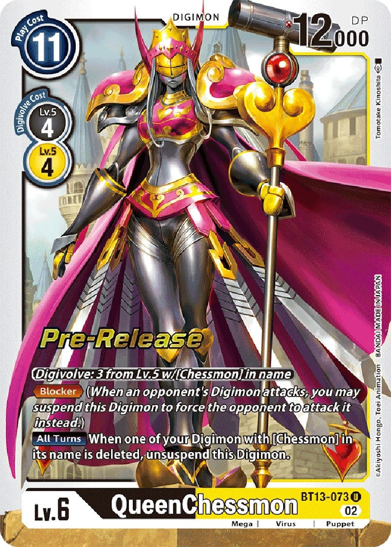 QueenChessmon (13073) [BT13_PR] - Digimon Card Game Single