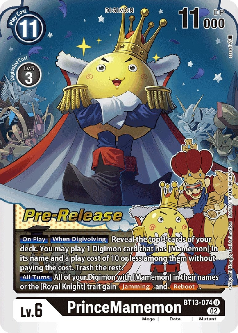 PrinceMamemon (13074) [BT13_PR] - Digimon Card Game Single
