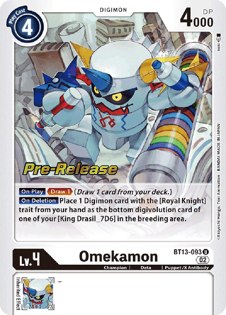 Omekamon (13093) [BT13_PR] - Digimon Card Game Single