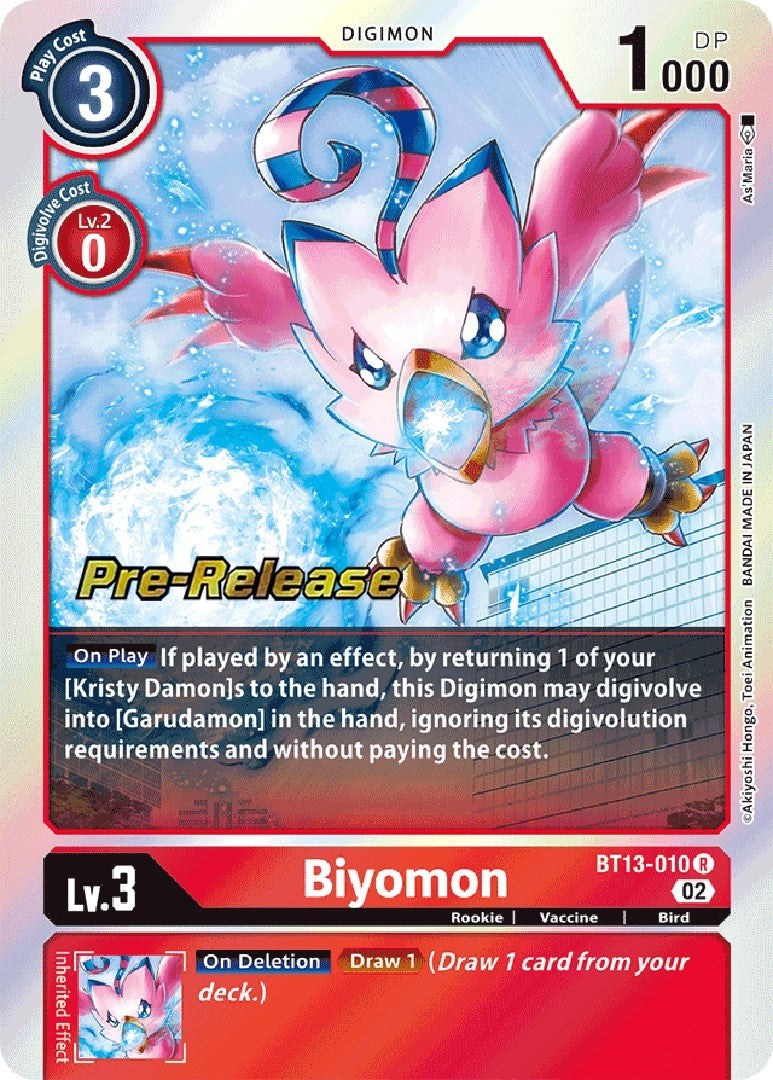 Biyomon (13010) [BT13_PR] - Digimon Card Game Single