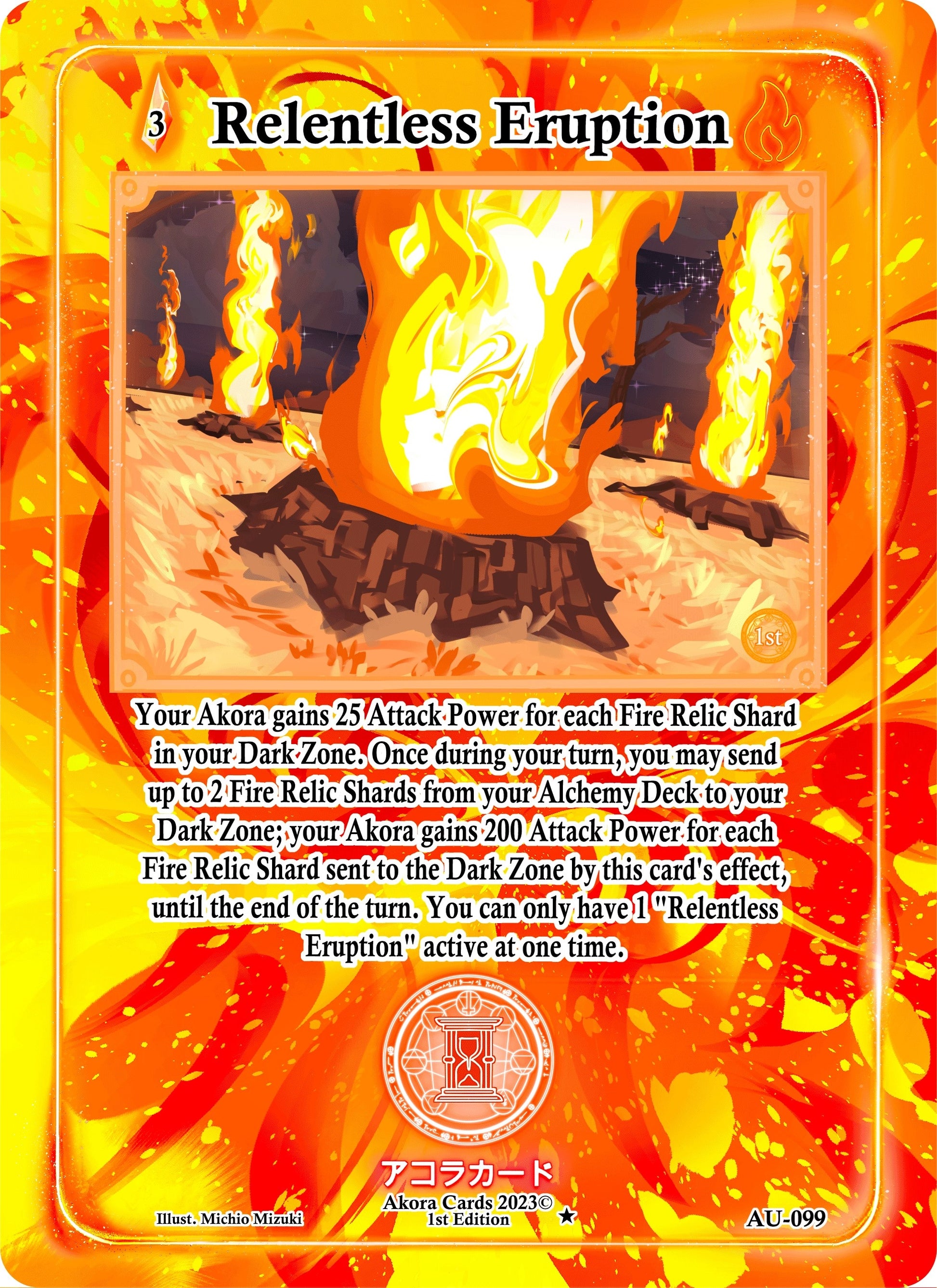 Relentless Eruption (99) (AU1E) - Akora TCG Single