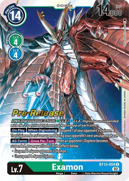 Examon (13059) [BT13_PR] - Digimon Card Game Single