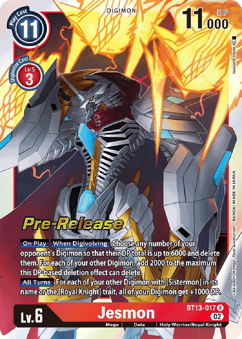 Jesmon (13017) [BT13_PR] - Digimon Card Game Single