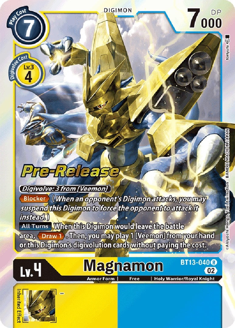 Magnamon (13040) [BT13_PR] - Digimon Card Game Single