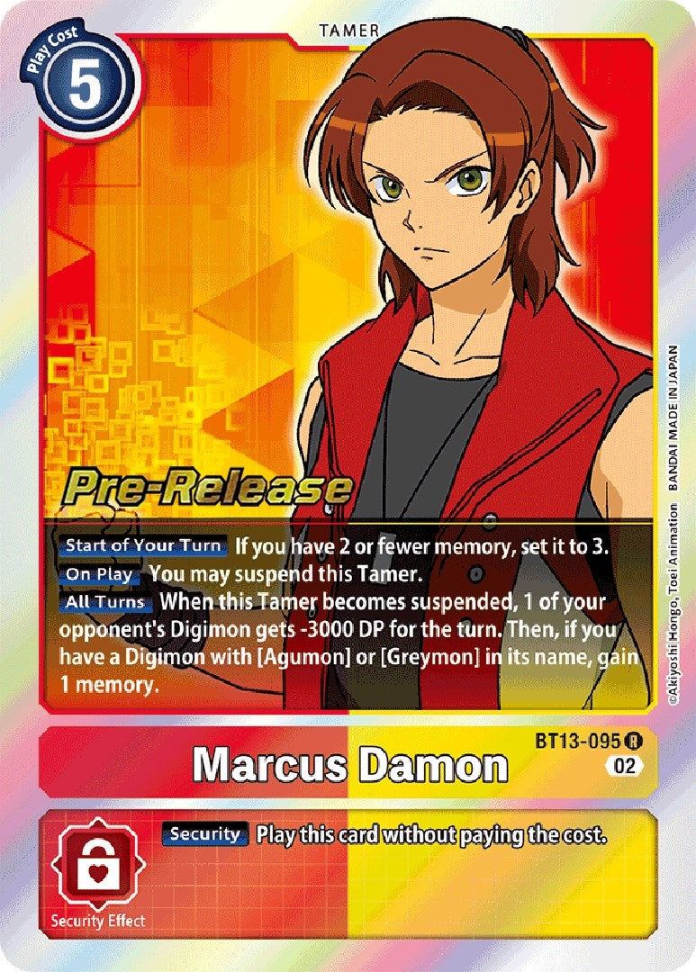 Marcus Damon (13095) [BT13_PR] - Digimon Card Game Single