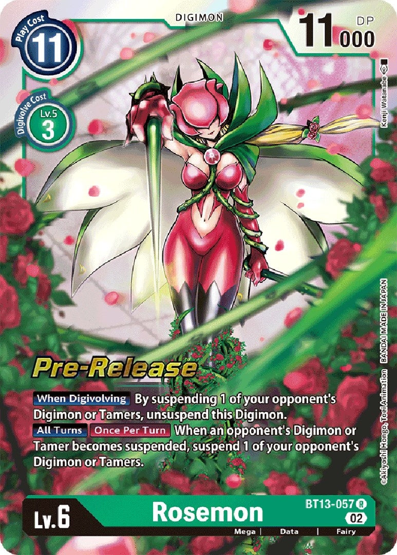 Rosemon (13057) [BT13_PR] - Digimon Card Game Single