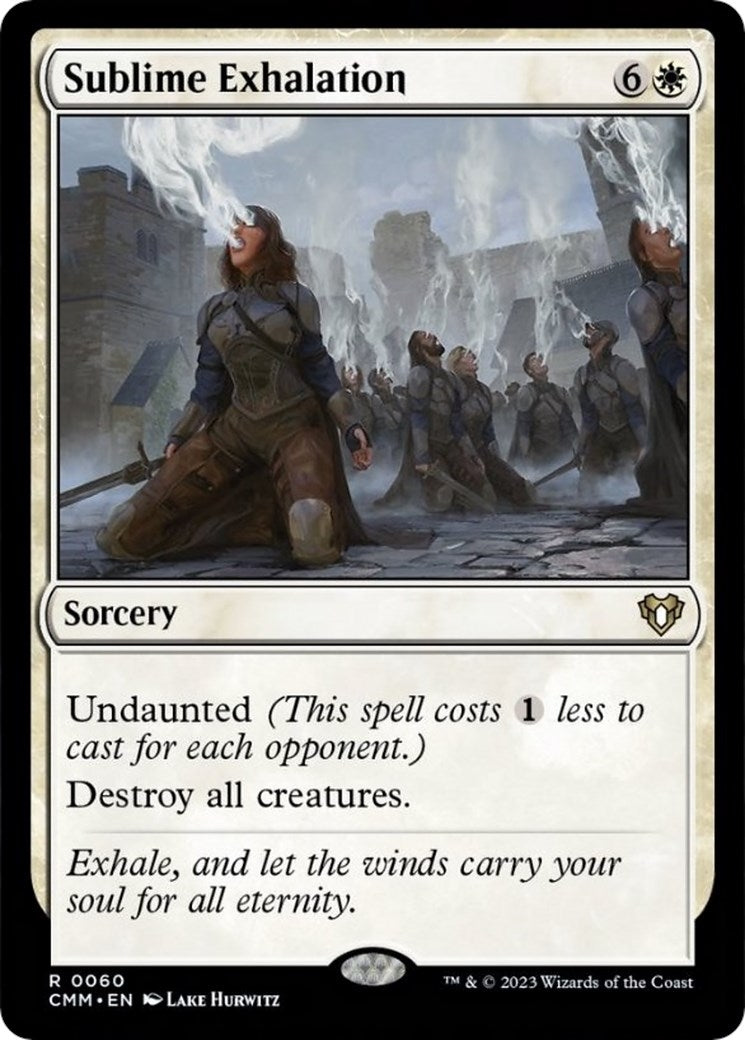 Sublime Exhalation (60) [CMM] - MTG Single