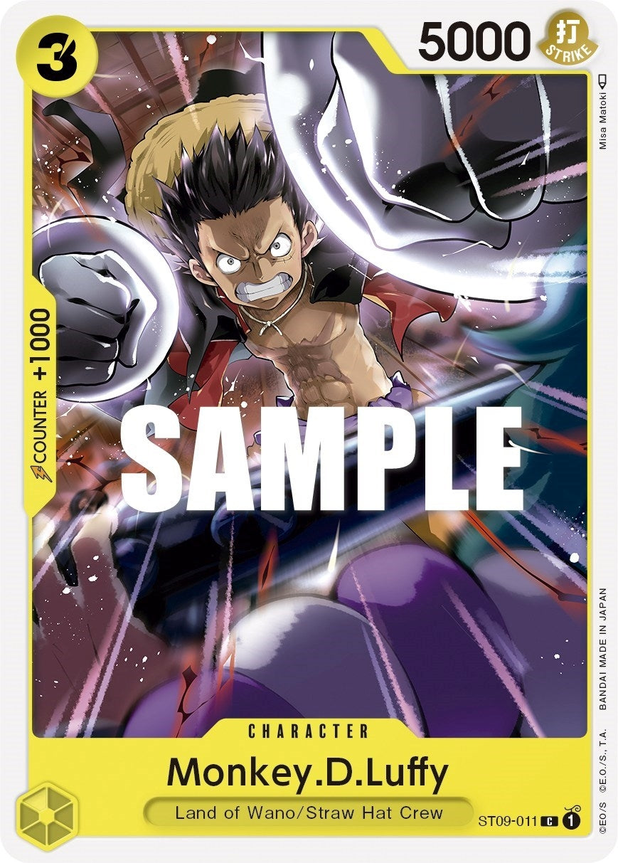 Monkey.D.Luffy (9011) (ST-09) - One Piece Card Game Single