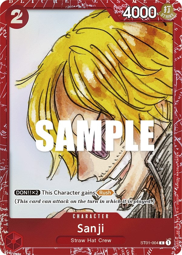 Sanji (Premium Card Collection -ONE PIECE FILM RED Edition-) (1004) (OP-PR) - One Piece Card Game Single
