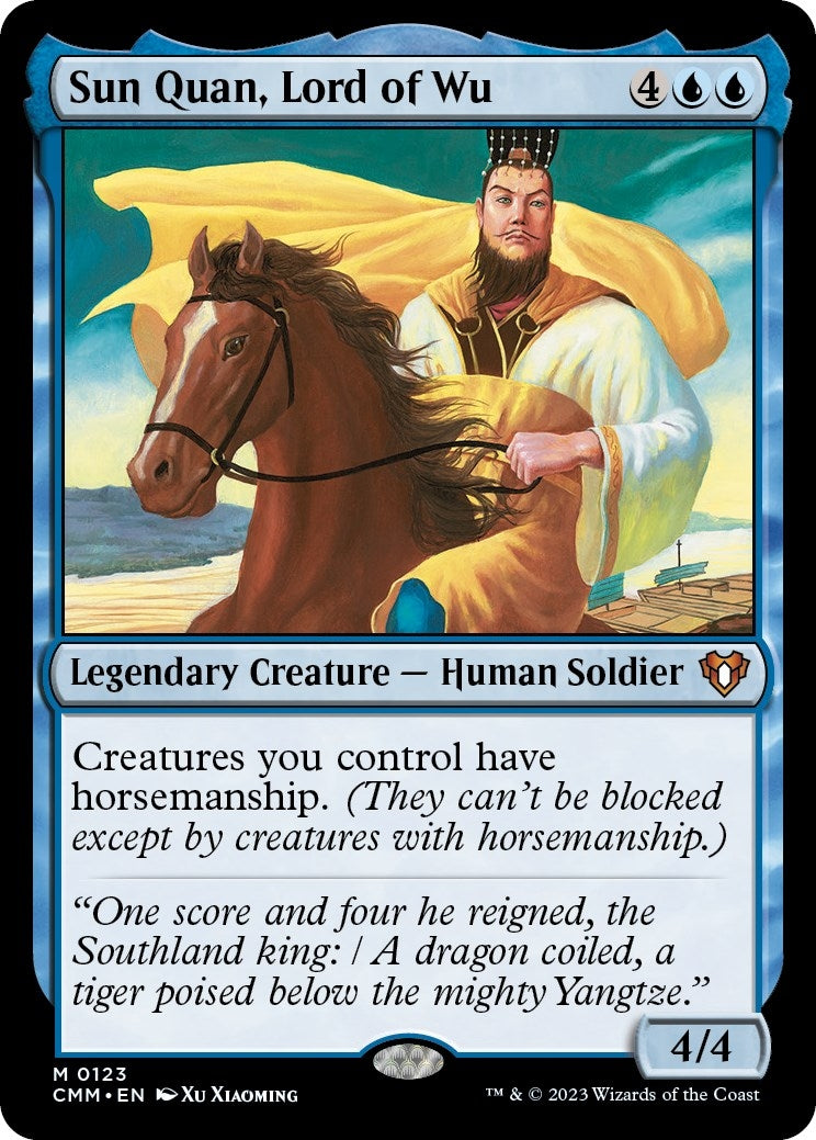 Sun Quan Lord of Wu (123) [CMM] - MTG Single