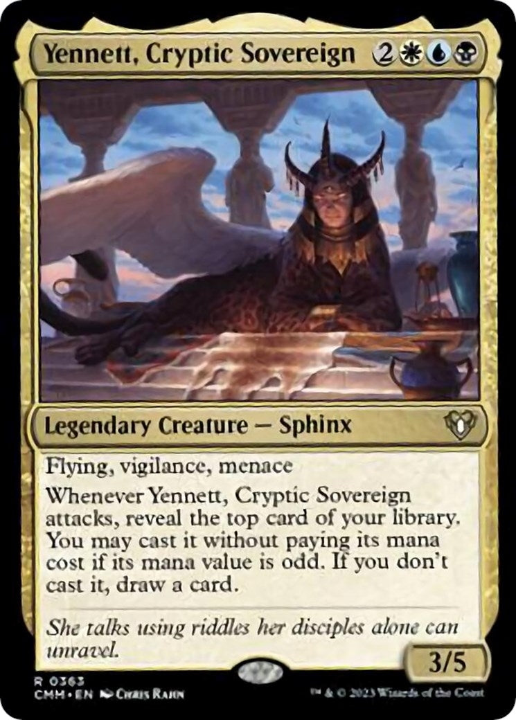 Yennett Cryptic Sovereign (363) [CMM] - MTG Single
