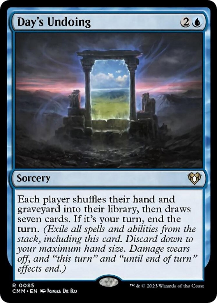 Day’s Undoing (85) [CMM] - MTG Single