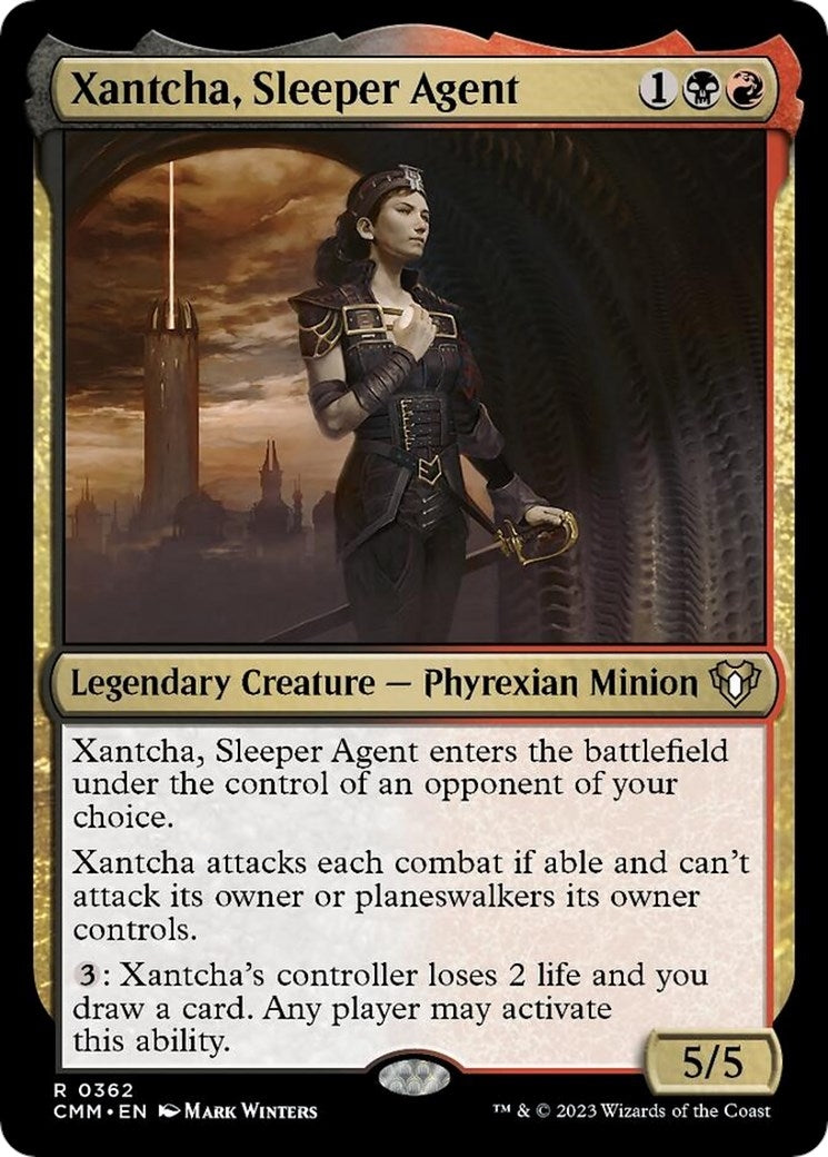 Xantcha Sleeper Agent (362) [CMM] - MTG Single