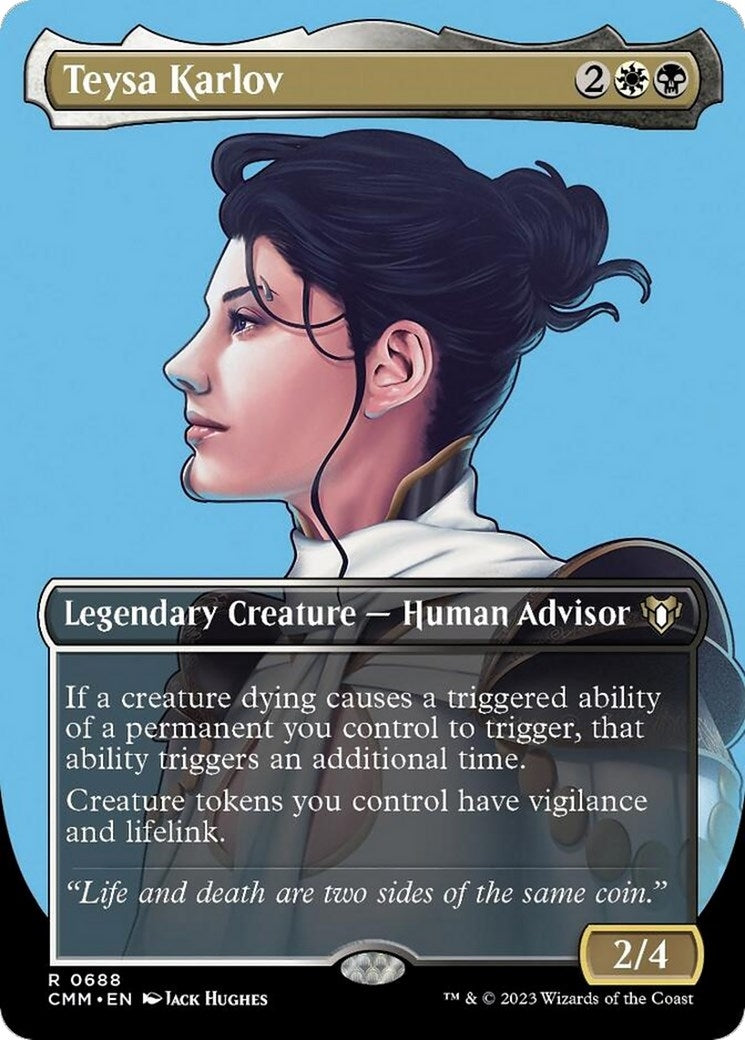 Teysa Karlov (Borderless) (688) [CMM] - MTG Single