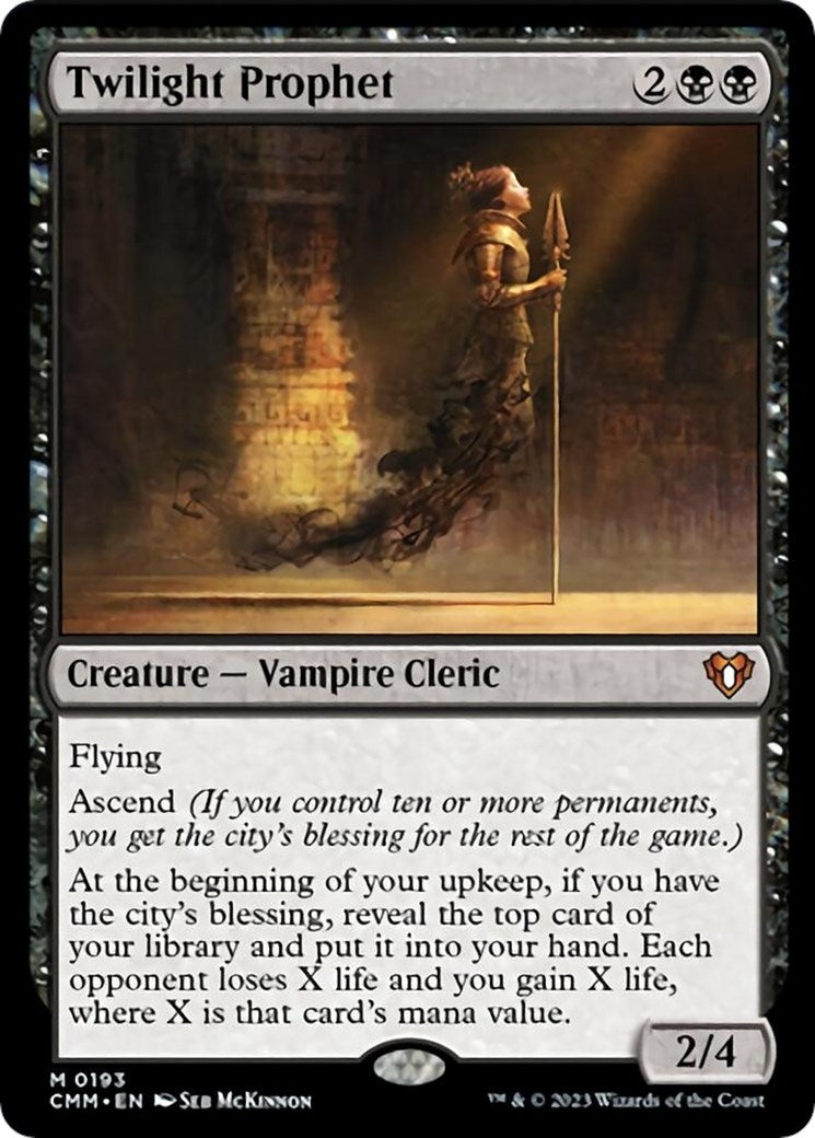 Twilight Prophet (193) [CMM] - MTG Single