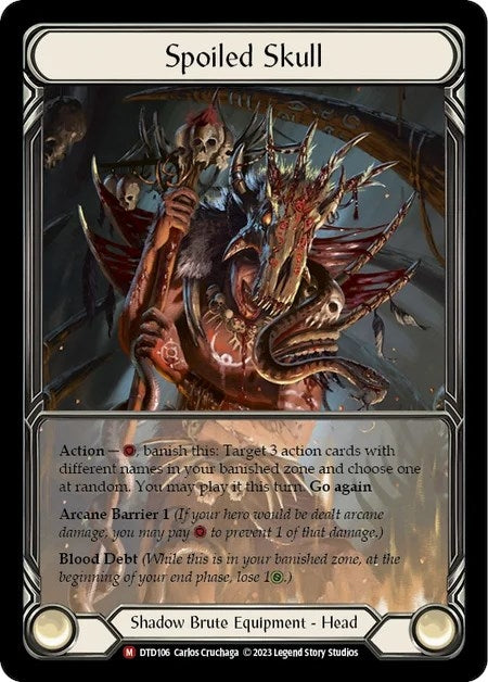 Spoiled Skull (Extended Art) (106) [DTD] - Flesh and Blood TCG Single