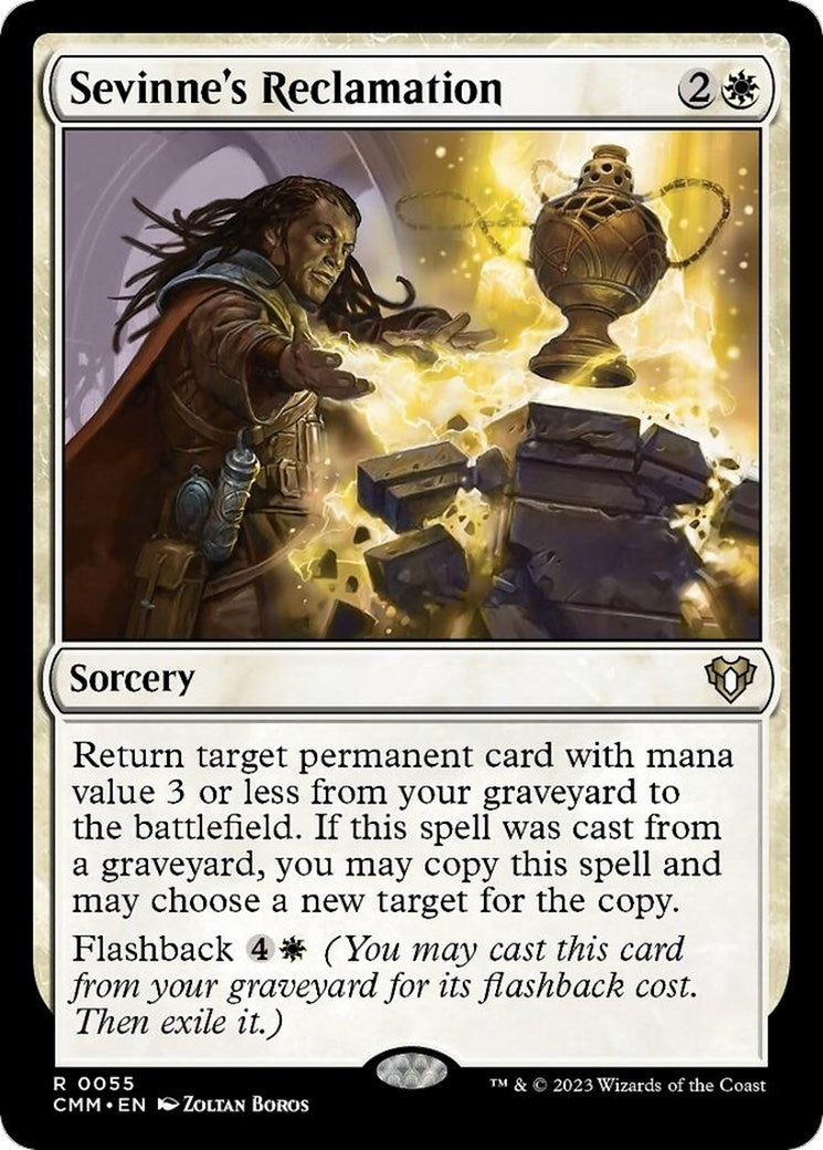 Sevinne’s Reclamation (55) [CMM] - MTG Single