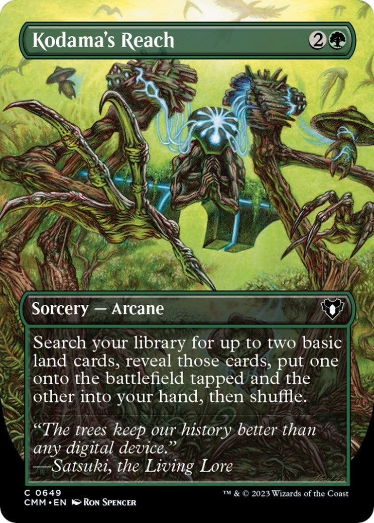 Kodama’s Reach (Borderless) (649) [CMM] - MTG Single
