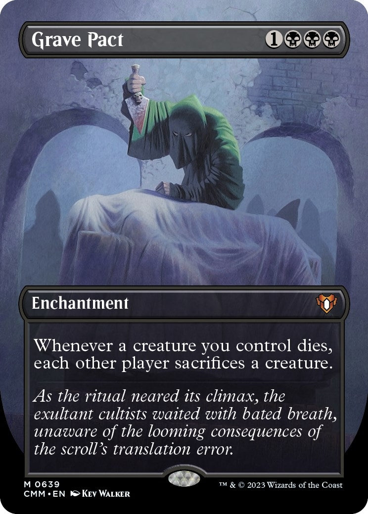 Grave Pact (Borderless) (639) [CMM] - MTG Single