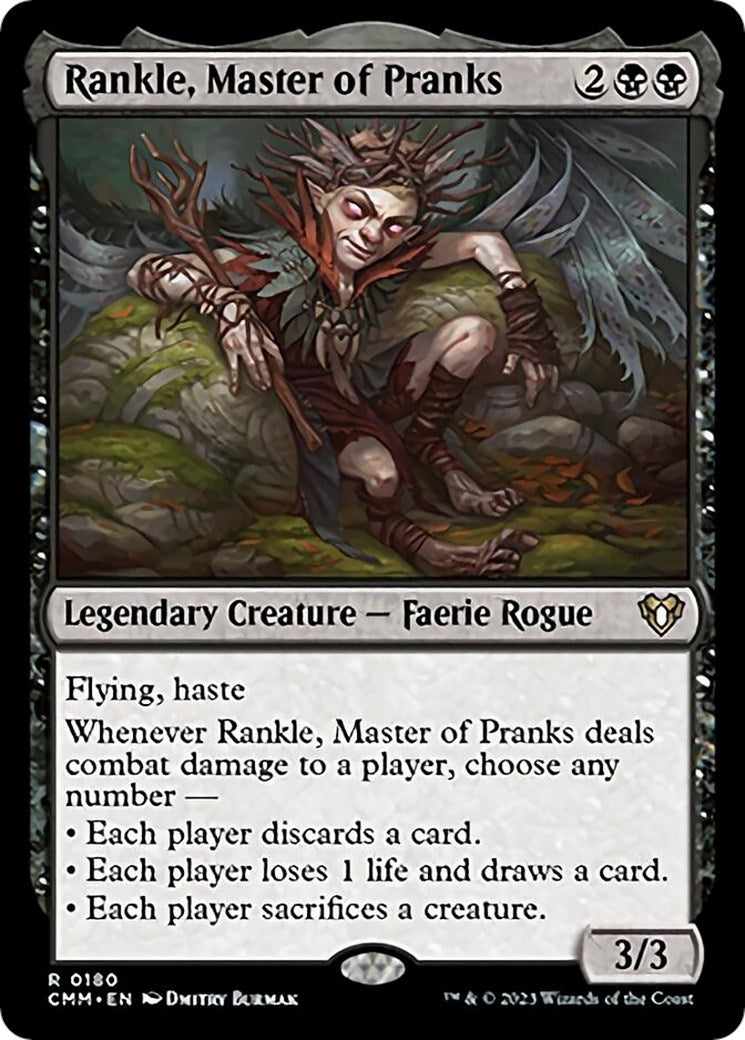 Rankle Master of Pranks (180) [CMM] - MTG Single