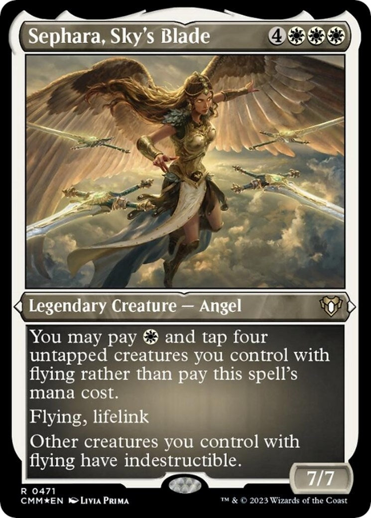 Sephara Sky’s Blade (Foil Etched) (471) [CMM] - MTG Single