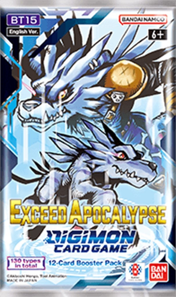 Exceed Apocalypse Booster Pack [BT15] - Digimon Card Game Sealed