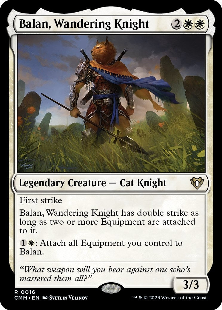 Image for Balan, Wandering Knight (16) (Commander Masters) - Magic: The Gathering