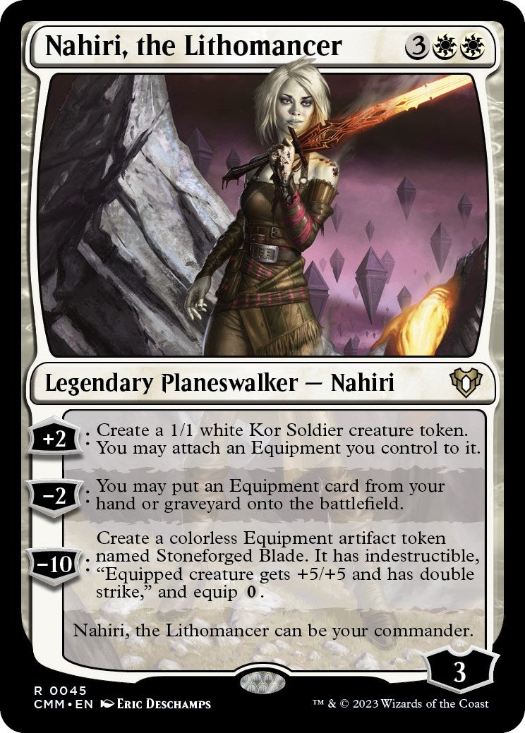 Nahiri the Lithomancer (45) [CMM] - MTG Single