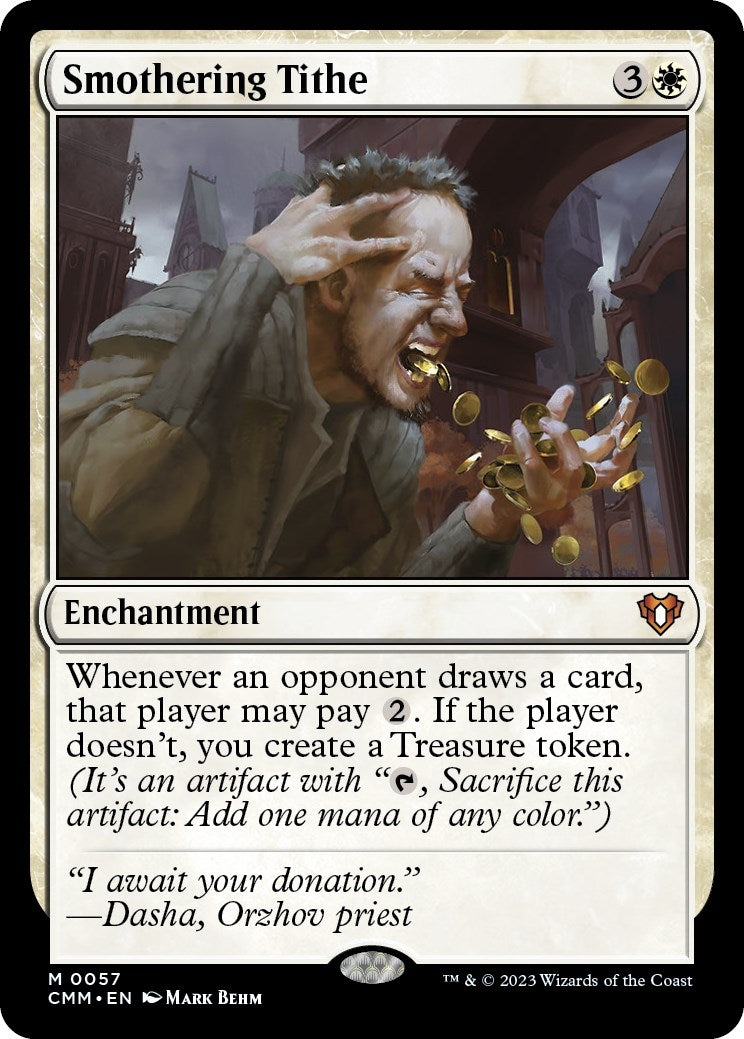 Smothering Tithe (57) [CMM] - MTG Single