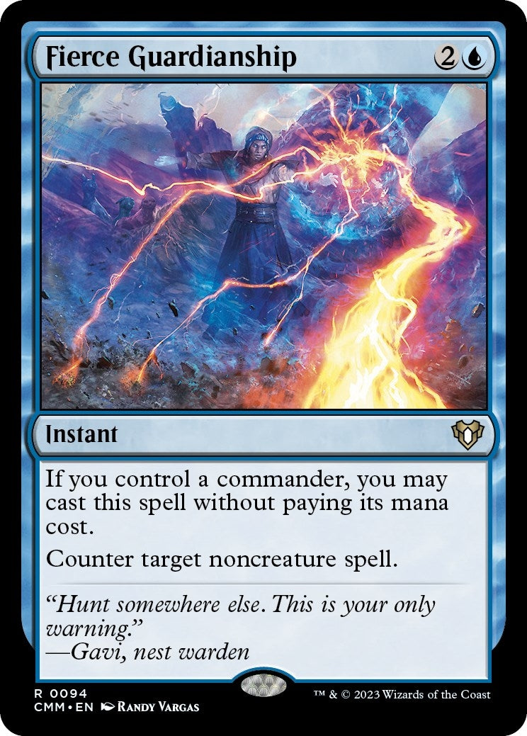 Fierce Guardianship (94) [CMM] - MTG Single