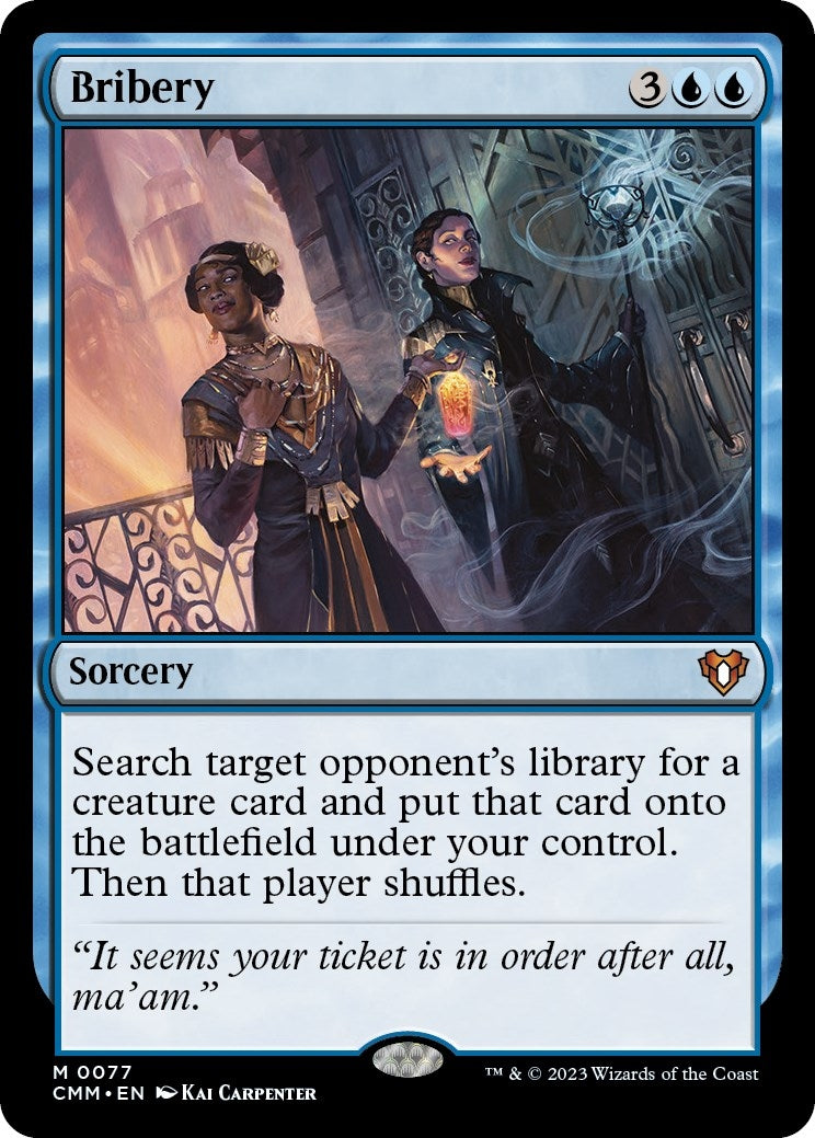 Bribery (77) [CMM] - MTG Single