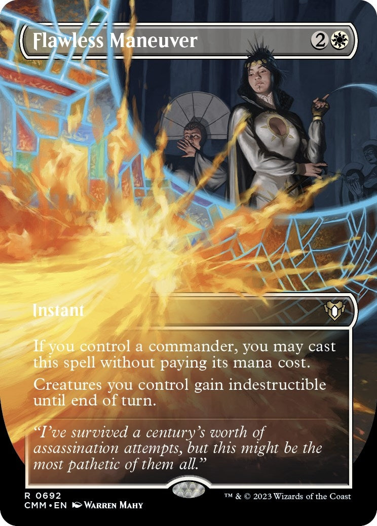 Flawless Maneuver (Borderless) (692) [CMM] - MTG Single