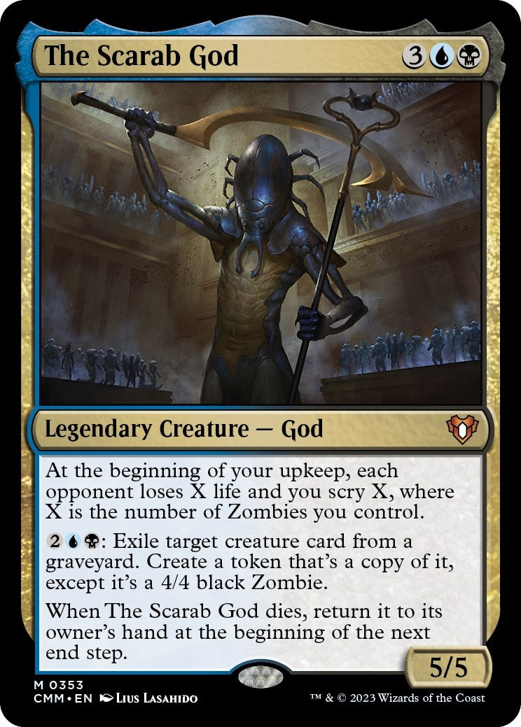 The Scarab God (353) [CMM] - MTG Single