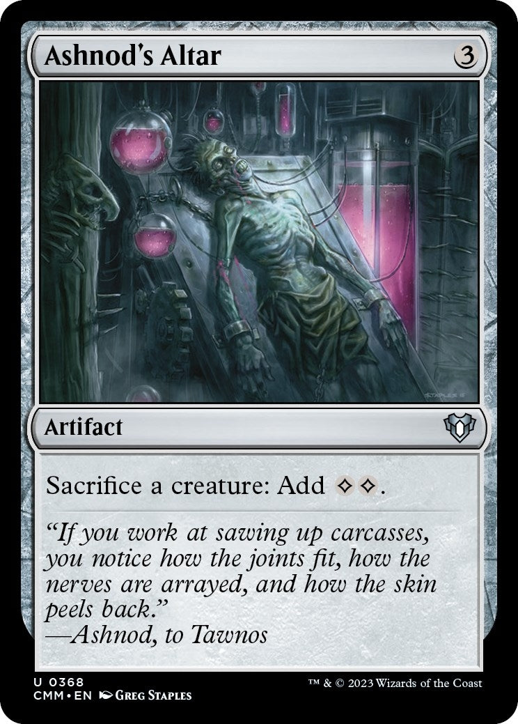 Ashnod’s Altar (368) [CMM] - MTG Single