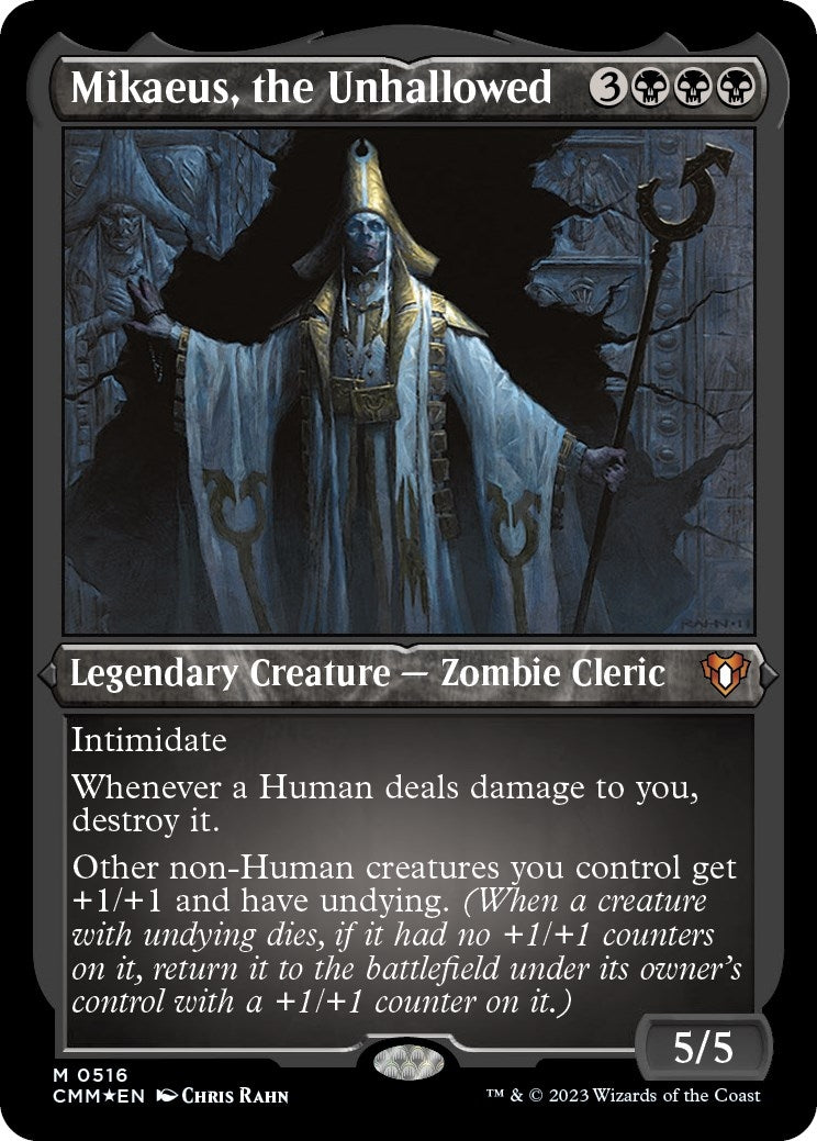 Mikaeus the Unhallowed (Foil Etched) (516) [CMM] - MTG Single