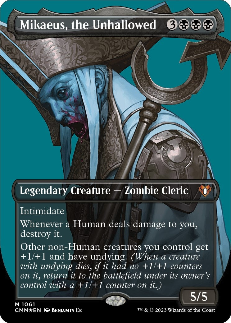 Mikaeus the Unhallowed (Textured Foil) (1061) [CMM] - MTG Single