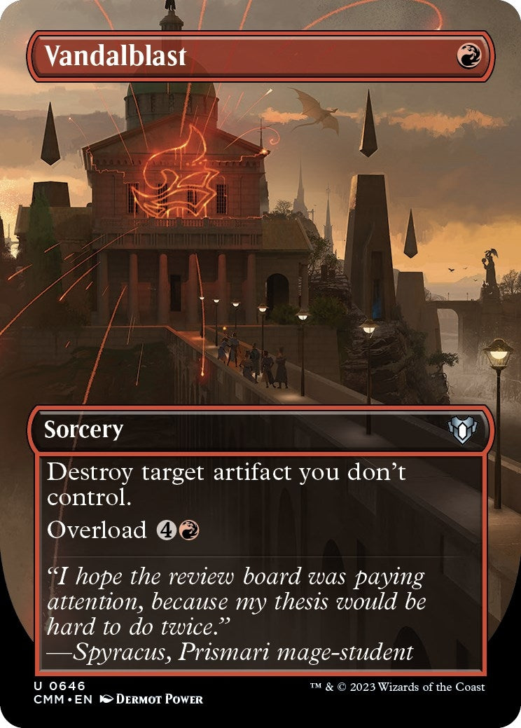 Vandalblast (Borderless) (646) [CMM] - MTG Single