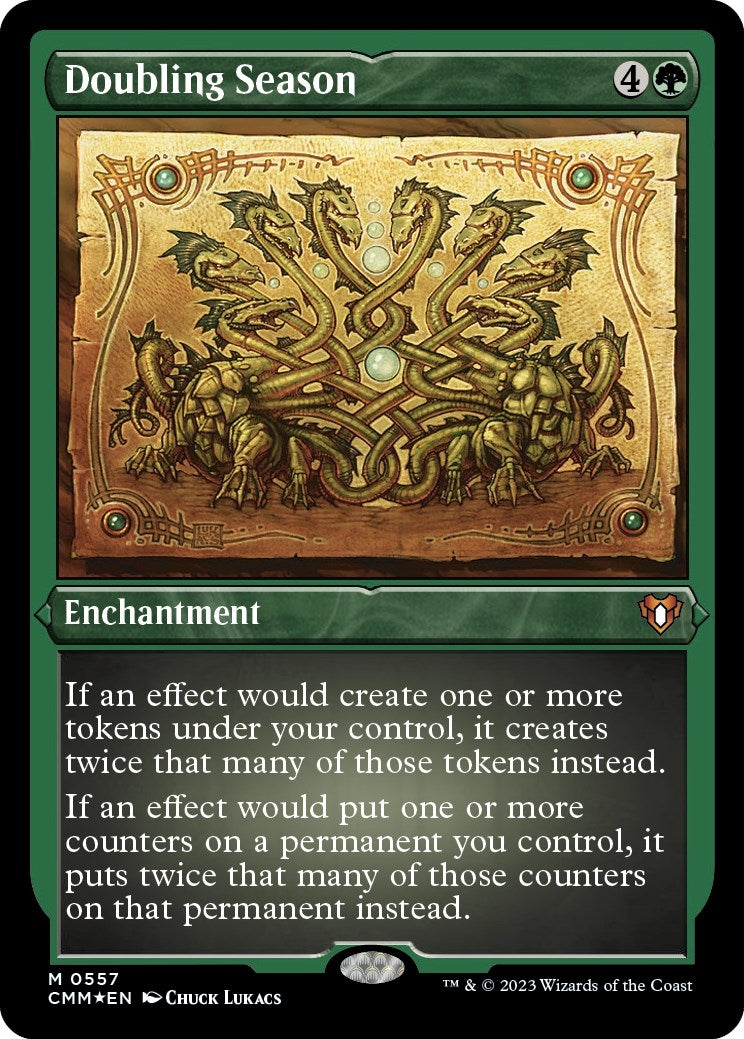 Doubling Season (Foil Etched) (557) [CMM] - MTG Single