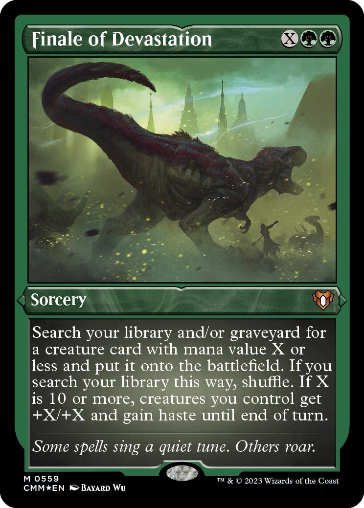 Finale of Devastation (Foil Etched) (559) [CMM] - MTG Single