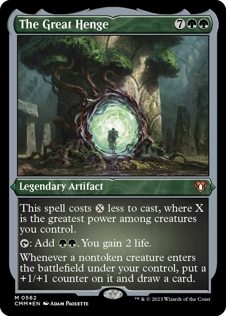 The Great Henge (Foil Etched) (562) [CMM] - MTG Single