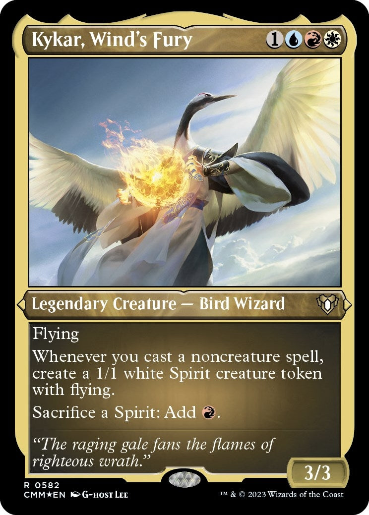 Kykar Wind’s Fury (Foil Etched) (582) [CMM] - MTG Single