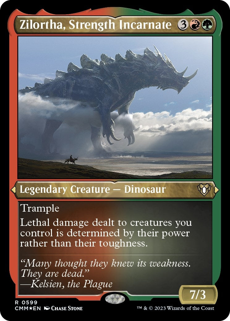 Zilortha Strength Incarnate (Foil Etched) (599) [CMM] - MTG Single