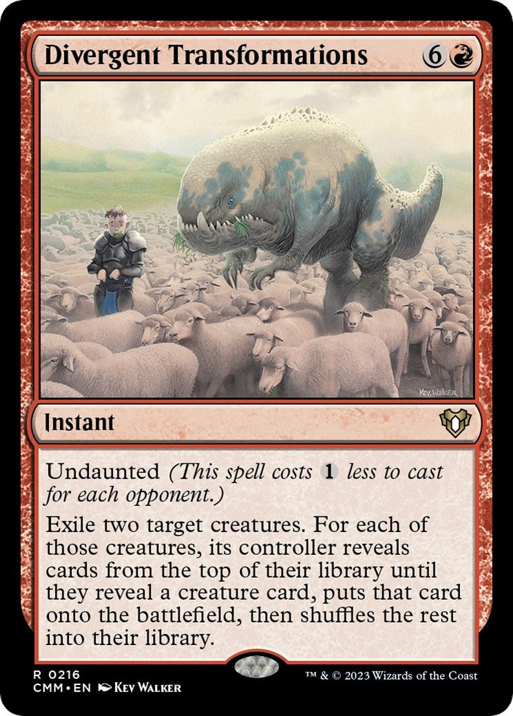 Divergent Transformations (216) [CMM] - MTG Single